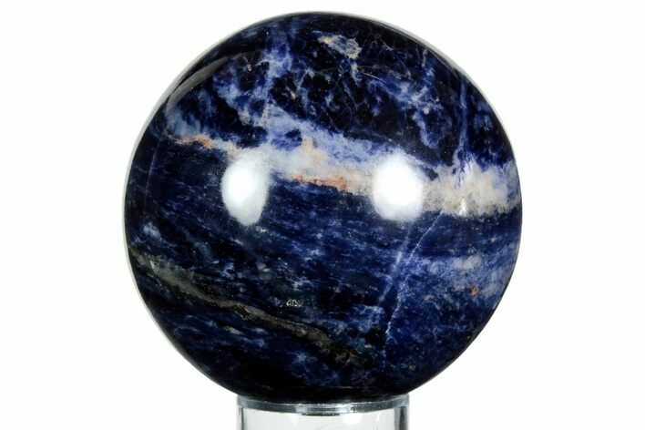 Deep Blue, Polished Sodalite Sphere #241691